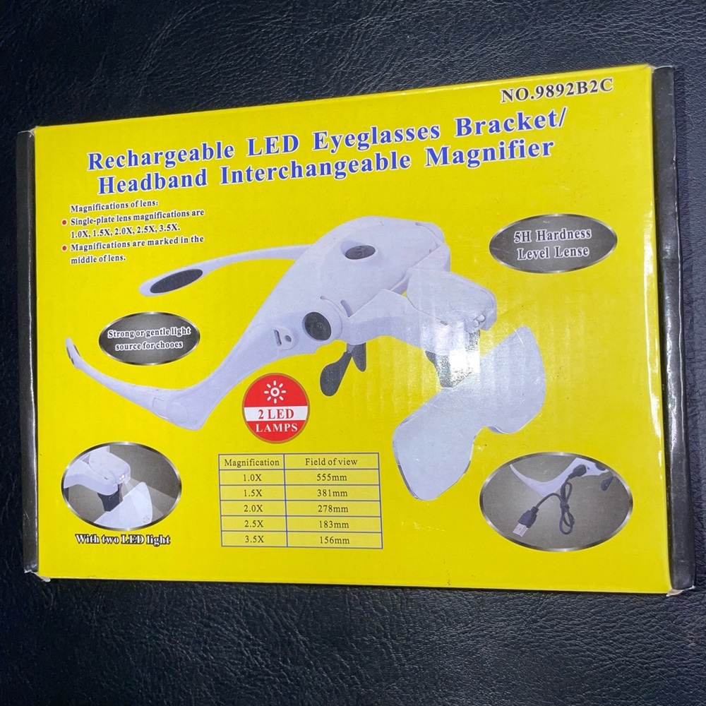 LED Head Magnifying Glasses - Picture 2 of 3